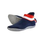 leguano sneaker blau, rot-weißer Bund